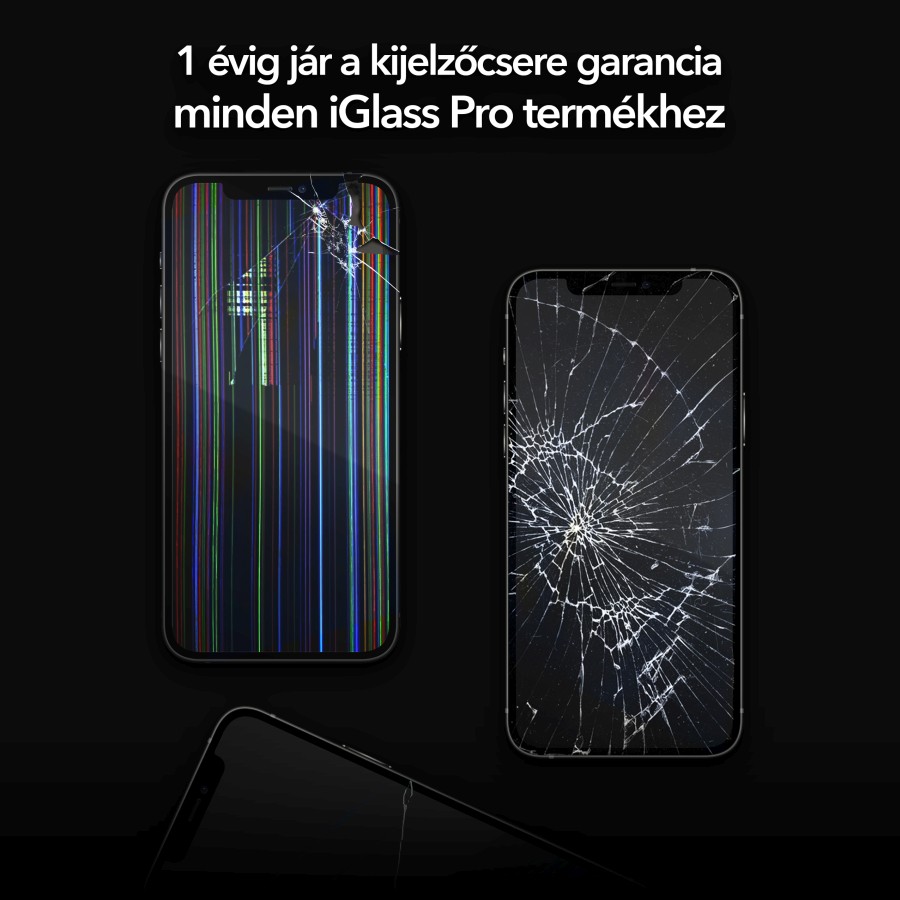 1 ev kijelzocsere garancia-iglass-iphone-uvegfolia