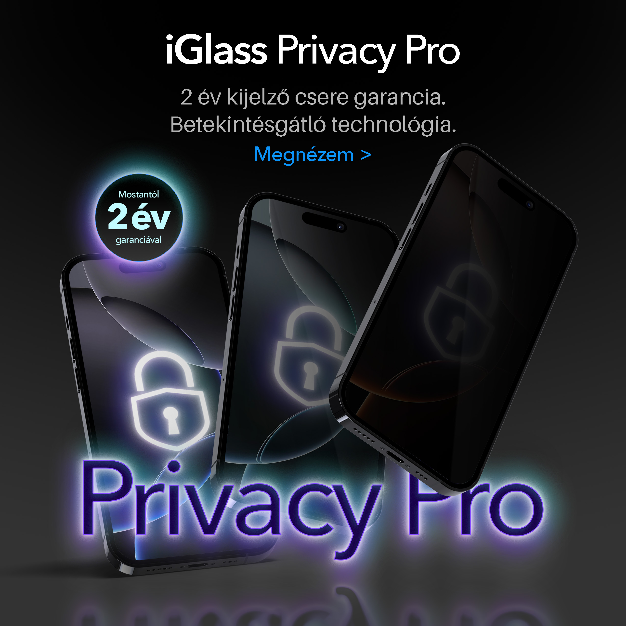 kocka privacy pro 2ev-iglass-iphone-uvegfolia