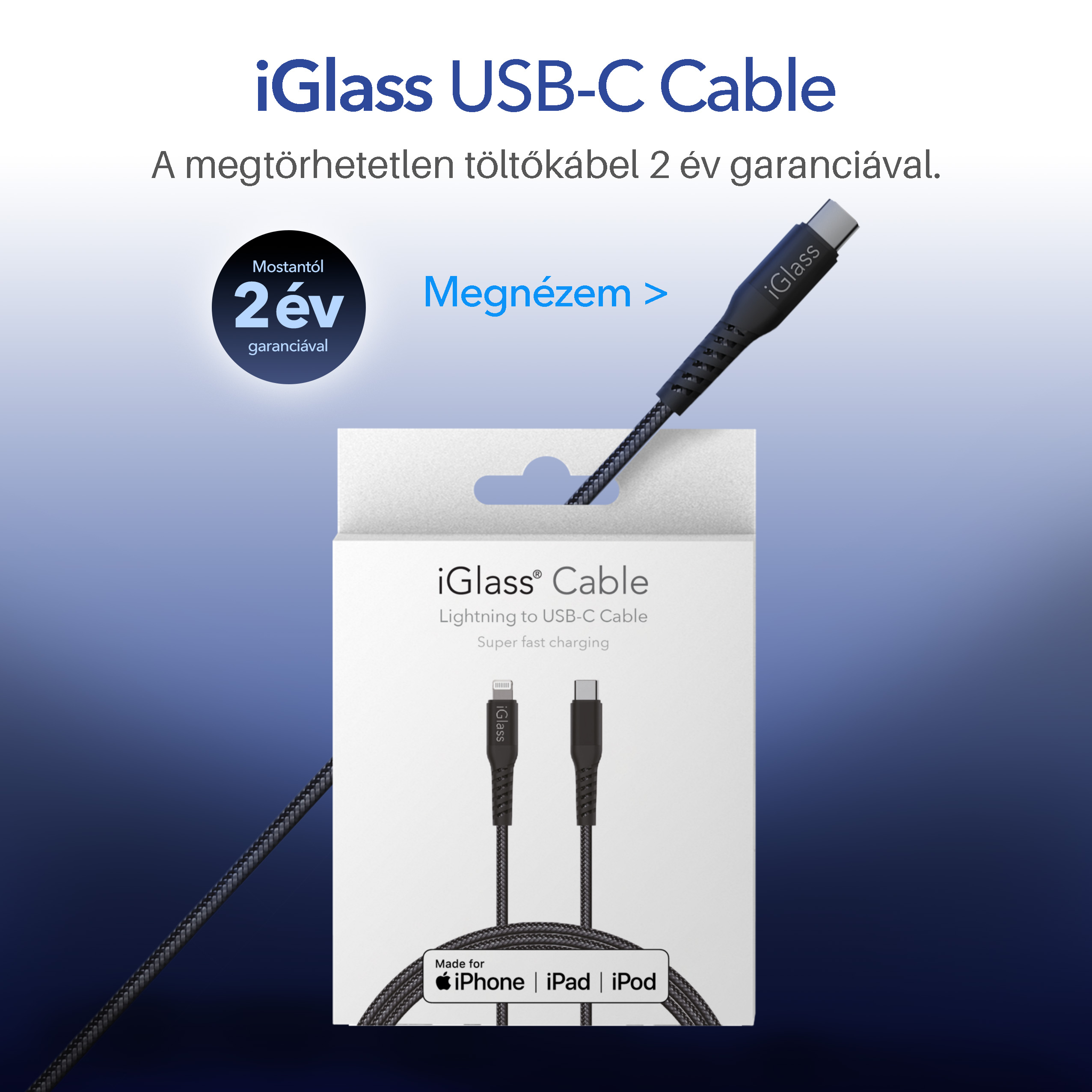 kocka usb c cable 2ev-iglass-iphone-uvegfolia