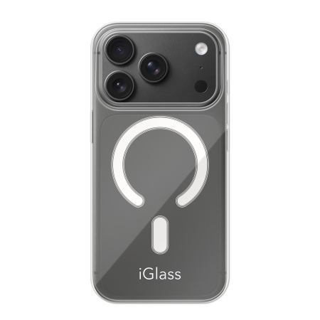 iglass case ip17 pro es pro max atlatszo-iglass-iphone-uvegfolia